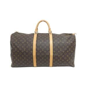 LOUIS VUITTON Brown Monogram Keepall 60 Boston Bag
